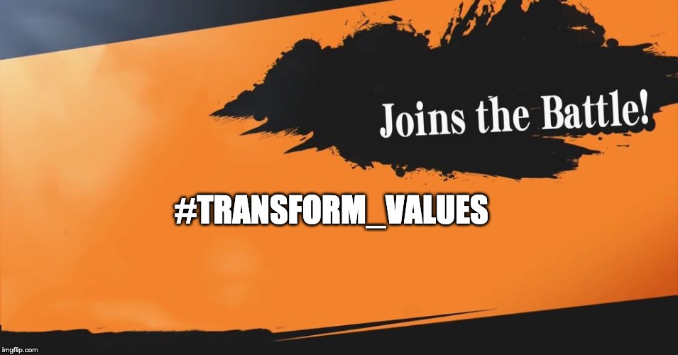 In a smash bros meme, Transform Values joins the battle
